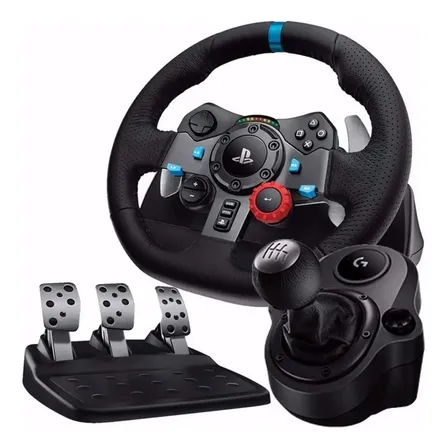Volante para videojuegos Logitech G Kit G29 + palanca de cambios + pedalera color negro