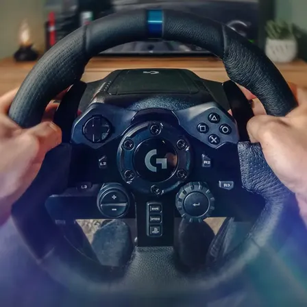 Volante Logitech G923 Para Ps5, Ps4 Y Pc Negro