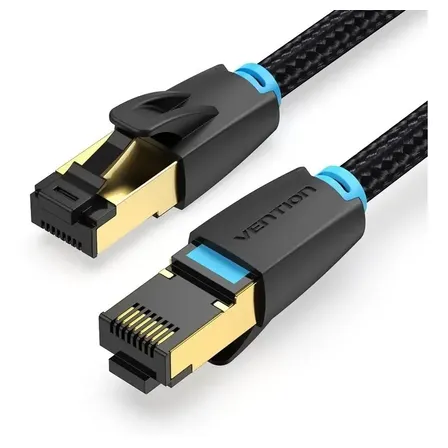 Cable De Red Trenzado Cat8 8 M Patch Cord Sftp Rj45 Vention