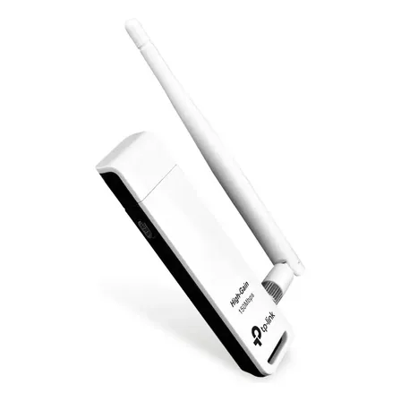 Tp-link Tl-wn722n 150mbit/s Adaptador Y Tarjeta De Red - Accesorio De Red (inalámbrico, Usb, 150 Mbit/s, Atheros, 4 Dbi, 2.4 - 2.4835 Ghz), Blanco