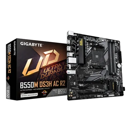 Mother Gigabyte B550m Ds3h Ac R2 Negra Negro