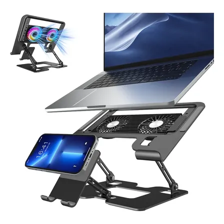 Soporte Base Refrigerante Para Notebook Y Celular