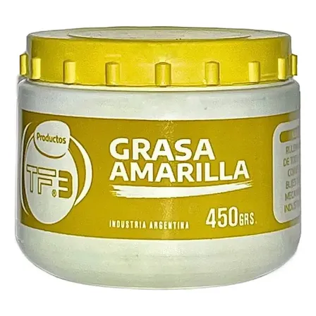 Grasa Vaselinada Amarilla Litio Tf3 Multiuso 450g Lubricante