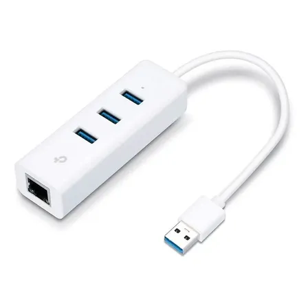 Adaptador De Red Tp-link Ue330 Usb 3.0 A Rj45 Gigabit 3 Usb Blanco