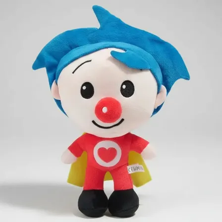 Peluche Payaso Plim Plim Calidad Premium  Azul