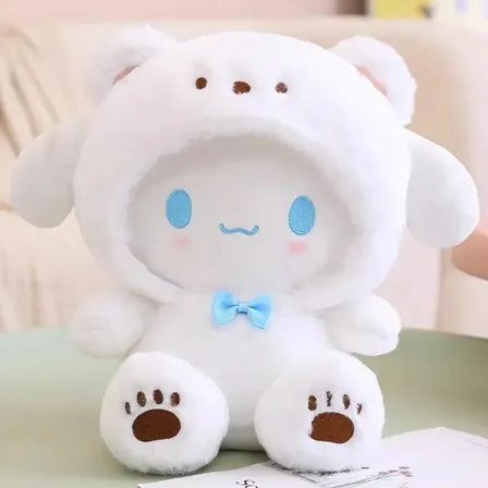 Hermoso Cinnamoroll Osito Peluche Calidad Premiun Blanco