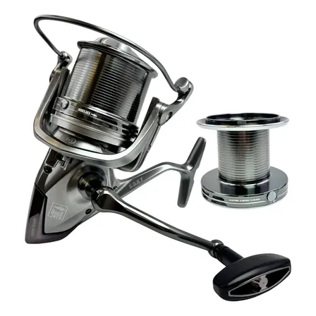 Reel Frontal Amberjack Goat 8 Rul Lance Pesca Costa Rio Mar Plateado Derecho/izquierdo
