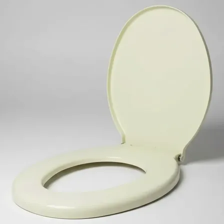 Asiento Para Inodoro Reforzado Redondo Universal D'accord Beige