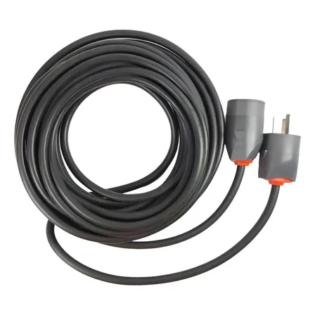 Alargue Prolongador 20 Metros Reforzado Taller Galpon Aire Negro