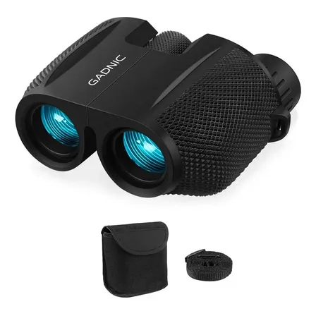 Binoculares Prismáticos Gadnic Larga Vista 10x25 Con Funda
