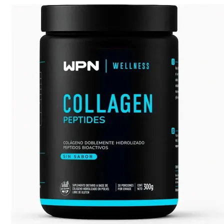 Colágeno Hidrolizado Bebible | 300 Gramos | Sin Tacc | Wpn Sabor Sin Sabor