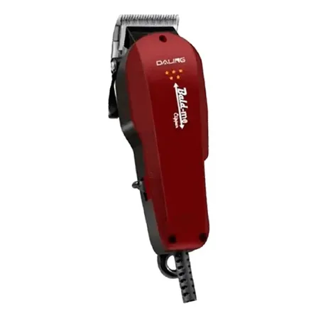 Cortadora De Cabello Daling Hair Clipper Dl-1100 Cortadora Rojo