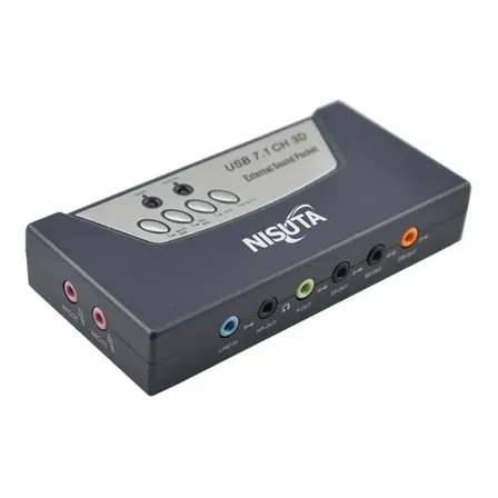 Conversor Usb A Audio 7.1 Microfono Y Parlantes
