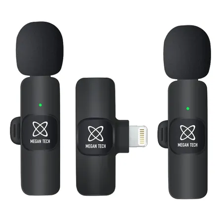 Micrófonos Inalámbricos Megan Tech iPhone iPad Corbateros 360º K910
