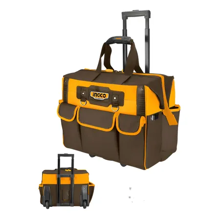 Bolso Carro Para Herramientas Reforzada 20  Ingco Amarillo