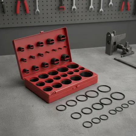 Set Orings 404 Piezas Juntas Tóricas De Goma Auto Universal