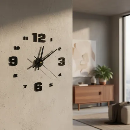 Reloj Pared Class 60 Cm De Madera Diseño Clásico Decoración