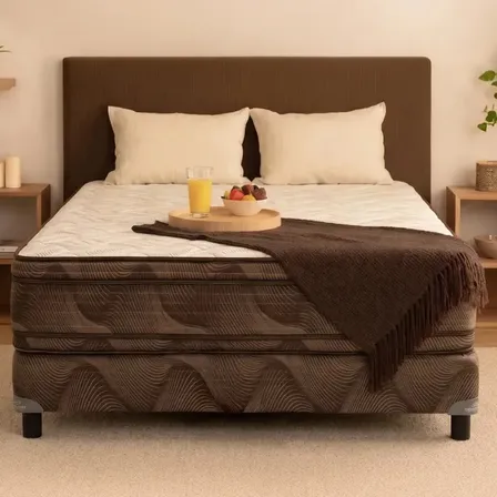 Colchón Sueño Dorado Donatello Dos Plazas Espuma 140x190 Cm