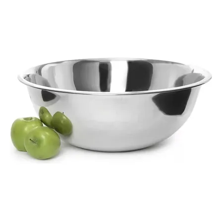 Bowl Ensaladera Acero Inoxidable 24cm Batidor Para Batir Reforzado Cocina Reposteria Ensaladeras Acero Inoxidable Bowl Crema Levys Bazar