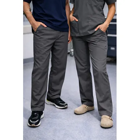 Pantalon Unisex De Arciel Nautico De Ambo Sanidad Medico Gris Topo Lisa Xxl