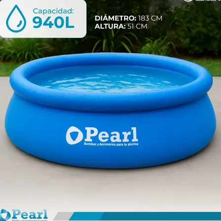 Pileta Inflable 940l 183cm Azul Marino