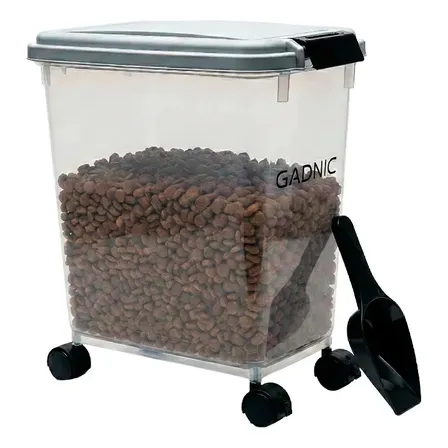 Contenedor Hermético Gadnic Para Alimentos de Mascotas 20 Litros Con Palita