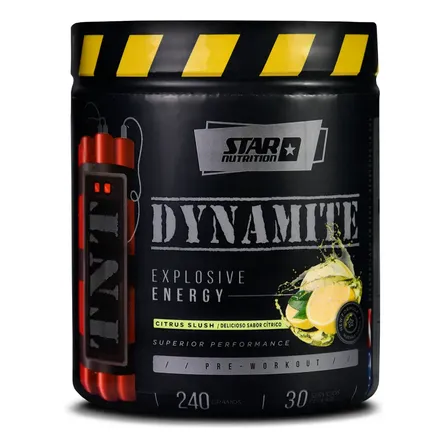 Tnt Dynamite Star Nutrition X 240 Gr Pre Entreno Sabor Citrus Slush