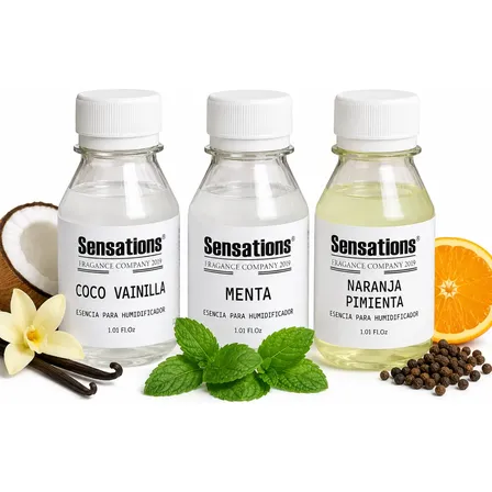 Kit 3 Esencias A Elección Al Agua Para Humidificador 100ml