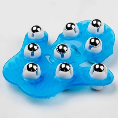 Guante Manopla Masajeador Bolitas 360° Relax Corporal  Azul