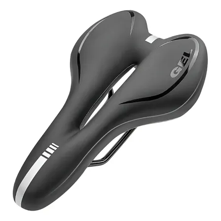 Asiento Antiprostático Gel Ancho Bicicleta Mtb Firebird 27 Cm