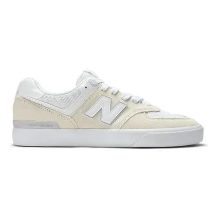 Zapatillas New Balance 574 Blanco Lisa 6 Us