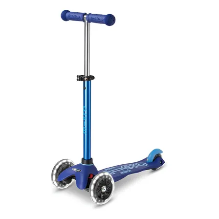 Monopatin Mini Micro Deluxe Led Azul