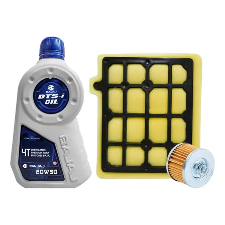 Kit Service Aceite Gulf Bajaj Rouser Ns 125 Ridex Gaona