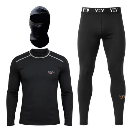 Conjunto Térmico Moto Frizado Primera Piel Invierno Vxv 3c M - L Combo Conjunto Y Balaclava