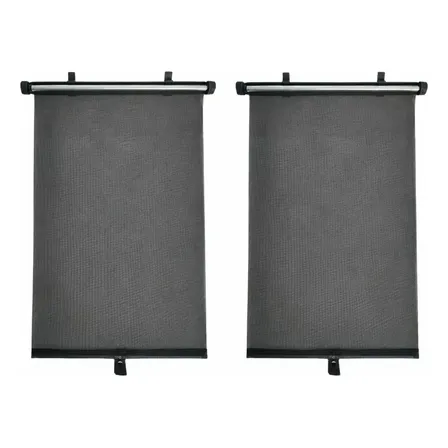 Cortina Parasol Enrollable Ventana Para Auto Camioneta X2