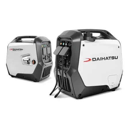 Generador Portátil Naftero Daihatsu GE2000i 2000W 2KVA Monofásico con tecnología Inverter Modo ECO 2,7HP + Accesorios