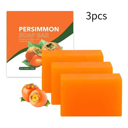 3 Jabones Corporales Desodorantes De Caqui