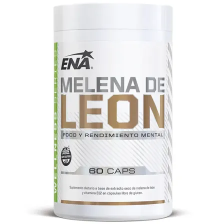 Melena de León ENA, Foco y Rendimiento Mental x 60 Caps.