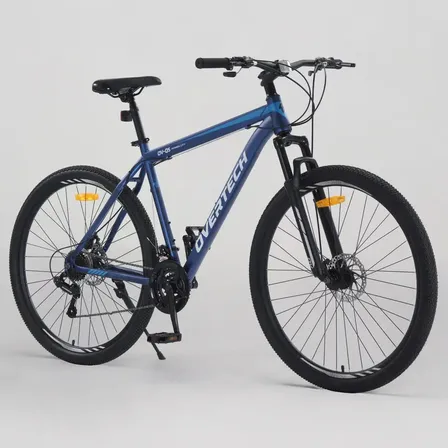 Bicicleta Mtb Overtech Q5 R29 21v con Shimano Freno a Disco con Suspensión Color Azul/azul/blanco Tamaño del Cuadro M