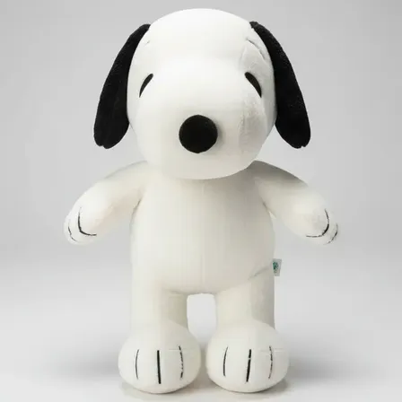 Peluche Snoopy  Kawaii Snoopy 25cm Hermoso Blanco