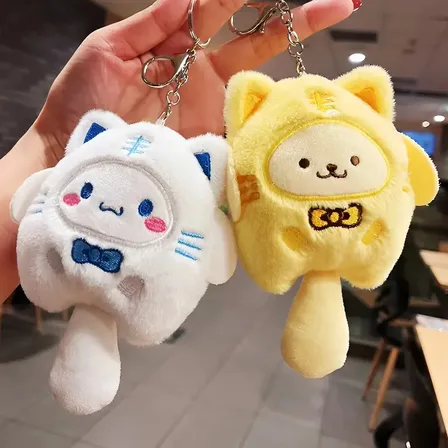 Peluche Llavero Hello Kitty/my Melody /cinna/kuromi Color purin