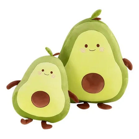 Peluche Aguacate Palta Kawaii Mediano 25 Cm
