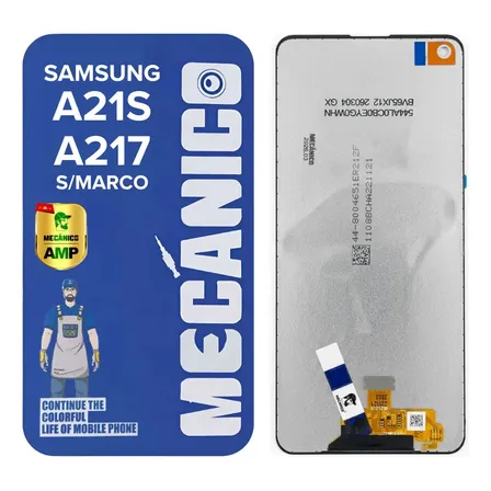 Modulo Compatible Samsung A21s A217 Sin Marco Incell Mecanico Pantalla Tactil Vidrio Frontal Repuesto Cambio Reparacion Flex Conector Celular Telefono Touch Screen Premium Calidad Hd Tecnico Display