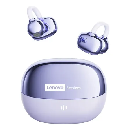 Auriculares Inalámbricos Lenovo Rs103 Clips Violetas