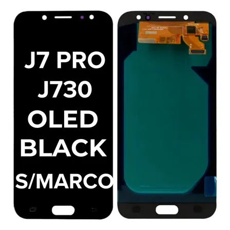 Modulo Pantalla Compatible J7 Pro J730 Oled Black Pantalla Display Oled Tactil Touch Repuesto Reemplazo Compatible Samsung Galaxy J7 Pro J730 Negro Sin Marco
