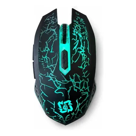 Mouse M536 Carrello CA-Mouse Gamer 1600 DPI 6 Botones Luz RGB