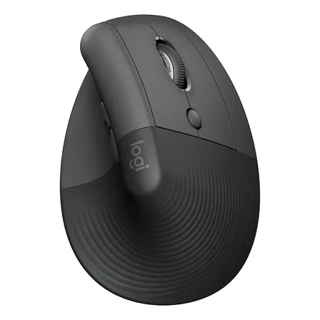 Mouse Logitech Lift Vertical Wireless Bluetooth Color Negro