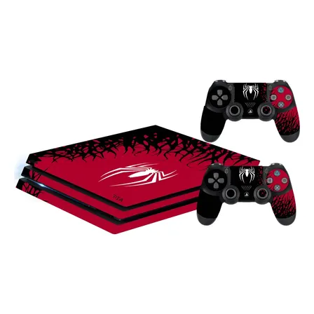 Skin Para Ps4 Pro Personalizado + 1 Joystick Rojo Personalizado