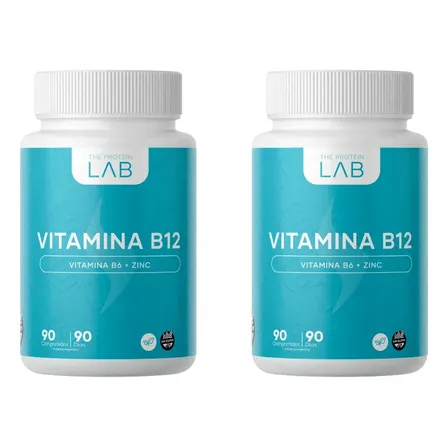Vitamina B12 B6 Zinc 180 Comprimidos 6 Meses Energía Memoria The Protein Lab