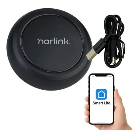 Control Remoto Smart Universal Ir Wifi Tuya Alexa Google Negro